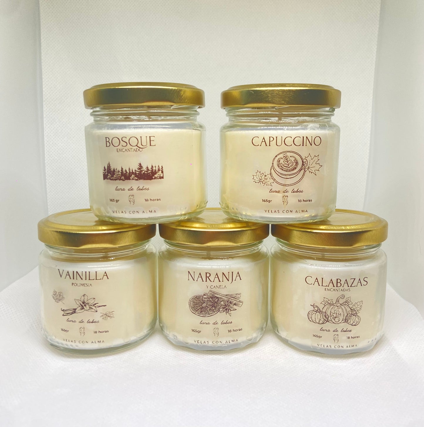 Pack 5 velas de soja Autumn Vibes – Colección Bienvenido otoño 2025