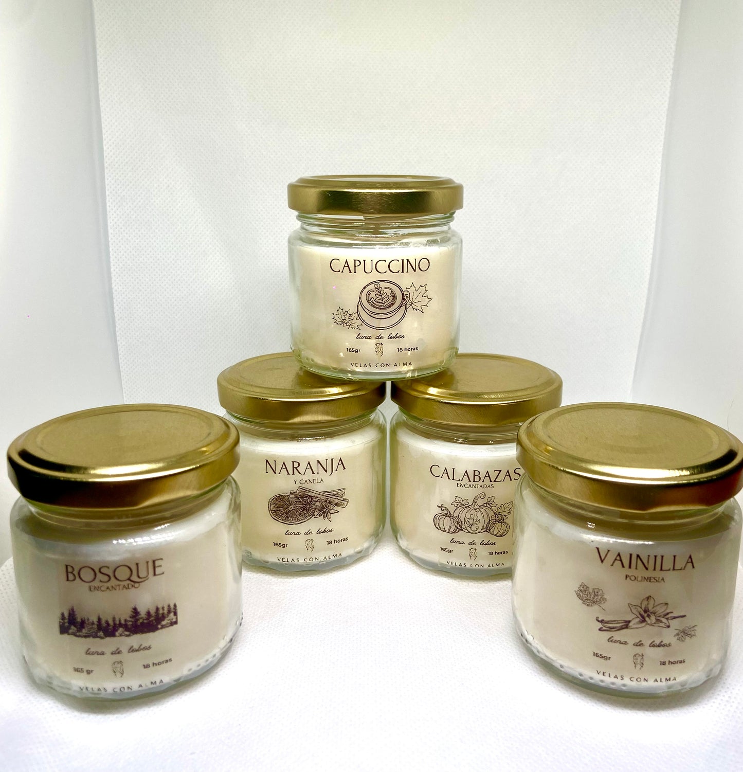 Pack 5 velas de soja Autumn Vibes – Colección Bienvenido otoño 2025
