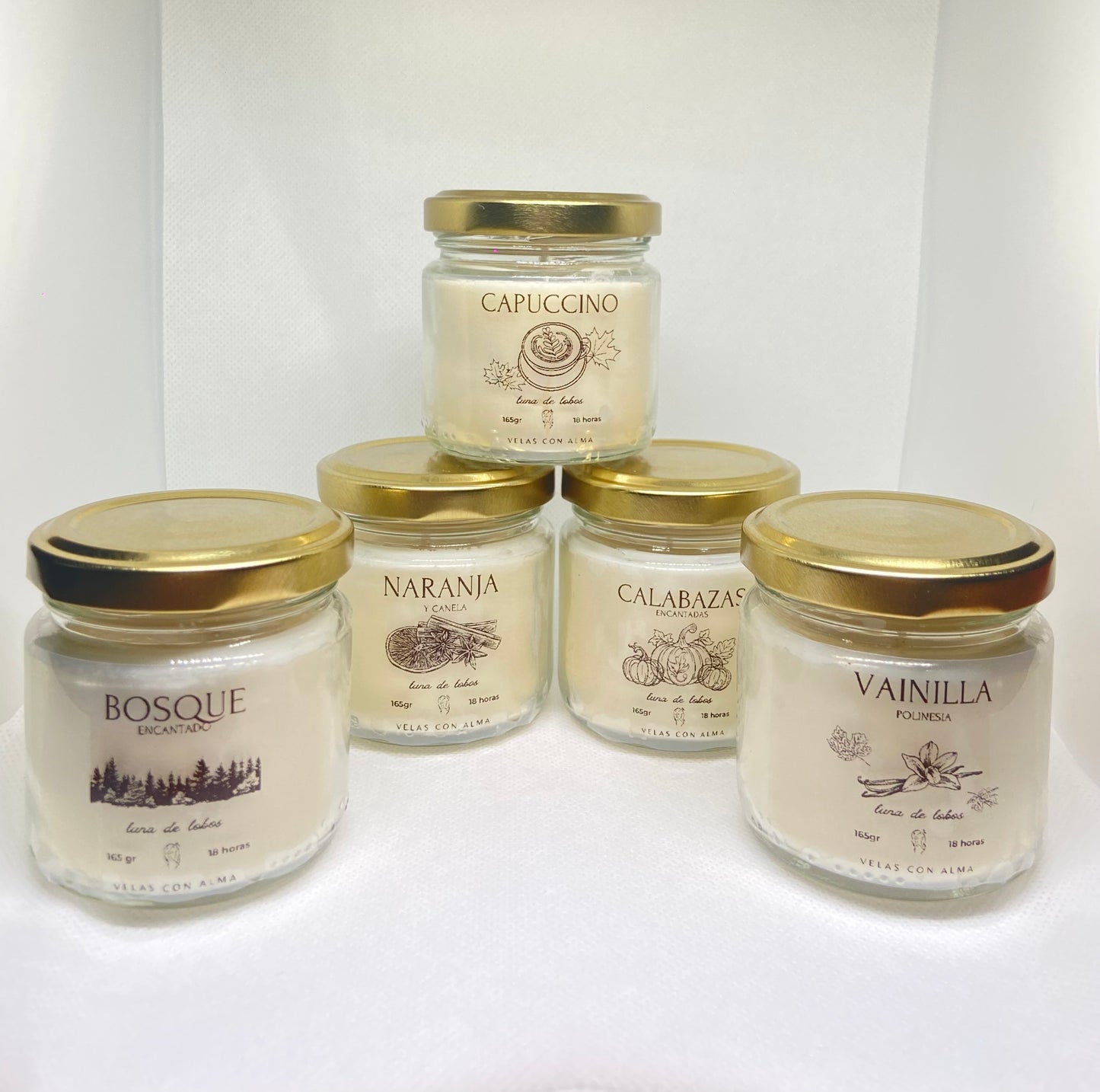 Pack 5 velas de soja Autumn Vibes – Colección Bienvenido otoño 2025