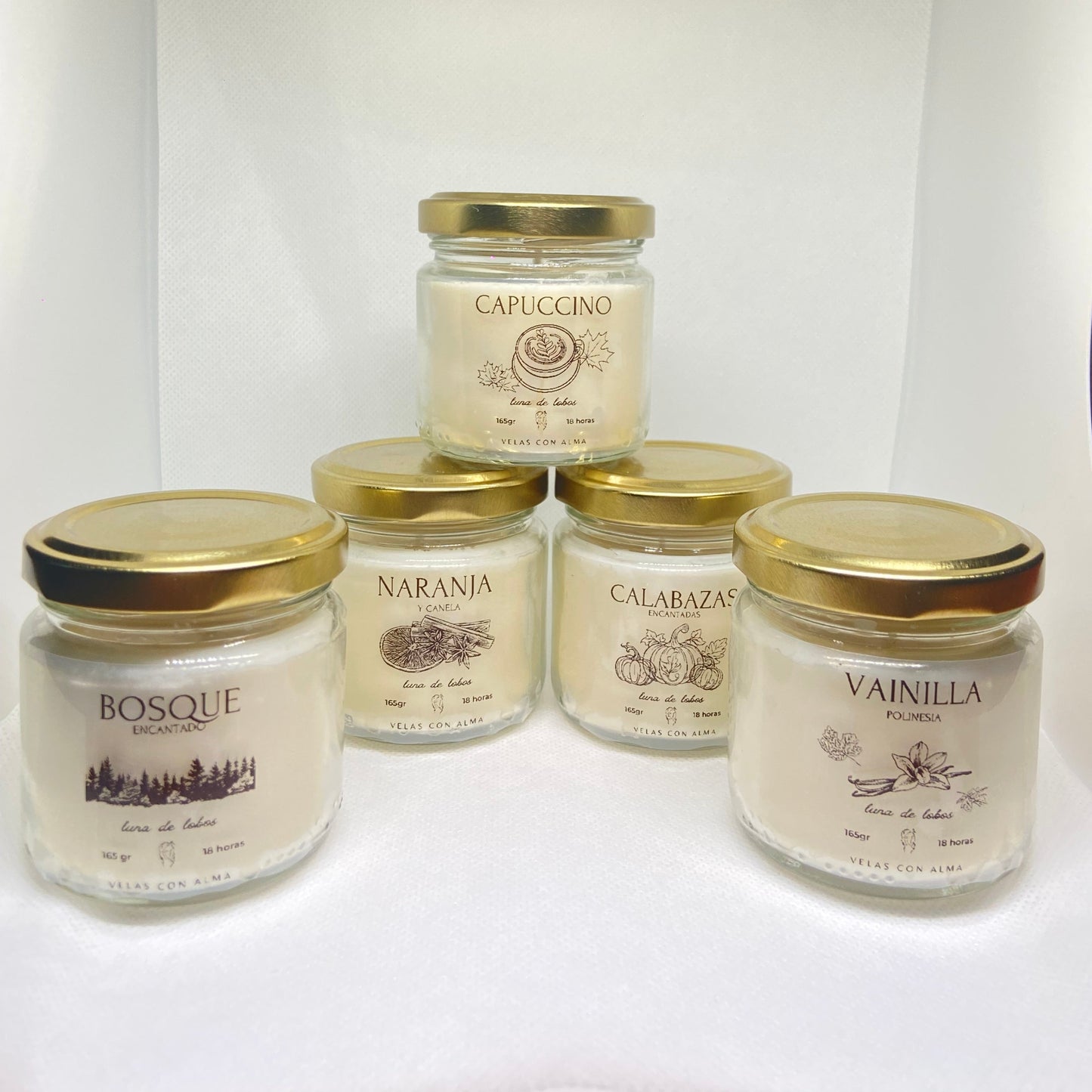 Pack 5 velas de soja Autumn Vibes – Colección Bienvenido otoño 2025