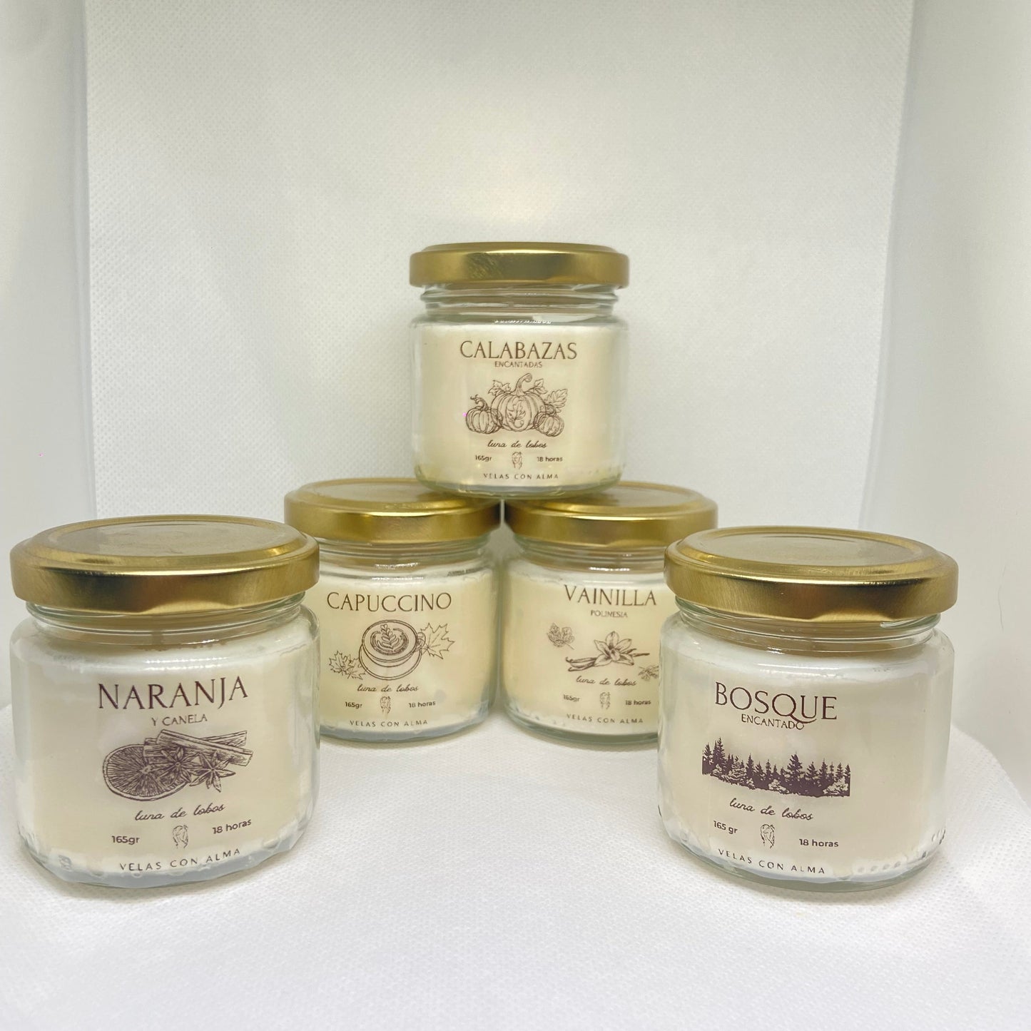Pack 5 velas de soja Autumn Vibes – Colección Bienvenido otoño 2025