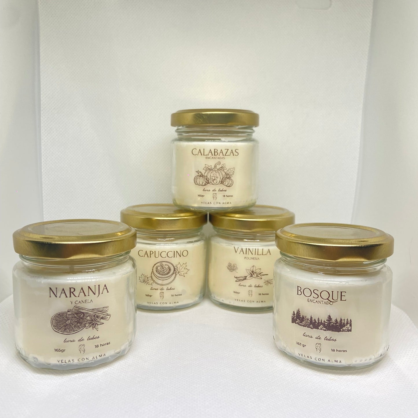 Pack 5 velas de soja Autumn Vibes – Colección Bienvenido otoño 2025