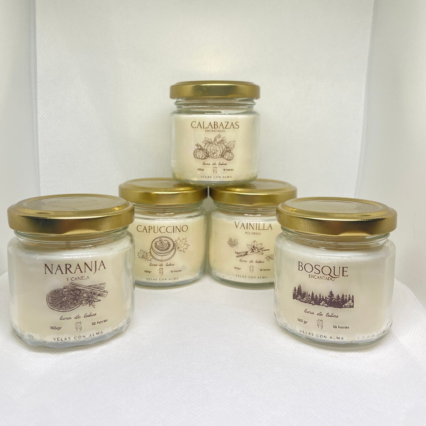 Pack 5 velas de soja Autumn Vibes – Colección Bienvenido otoño 2025
