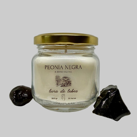 Peonia Negra y Ébano Salvaje - Luna de Lobos