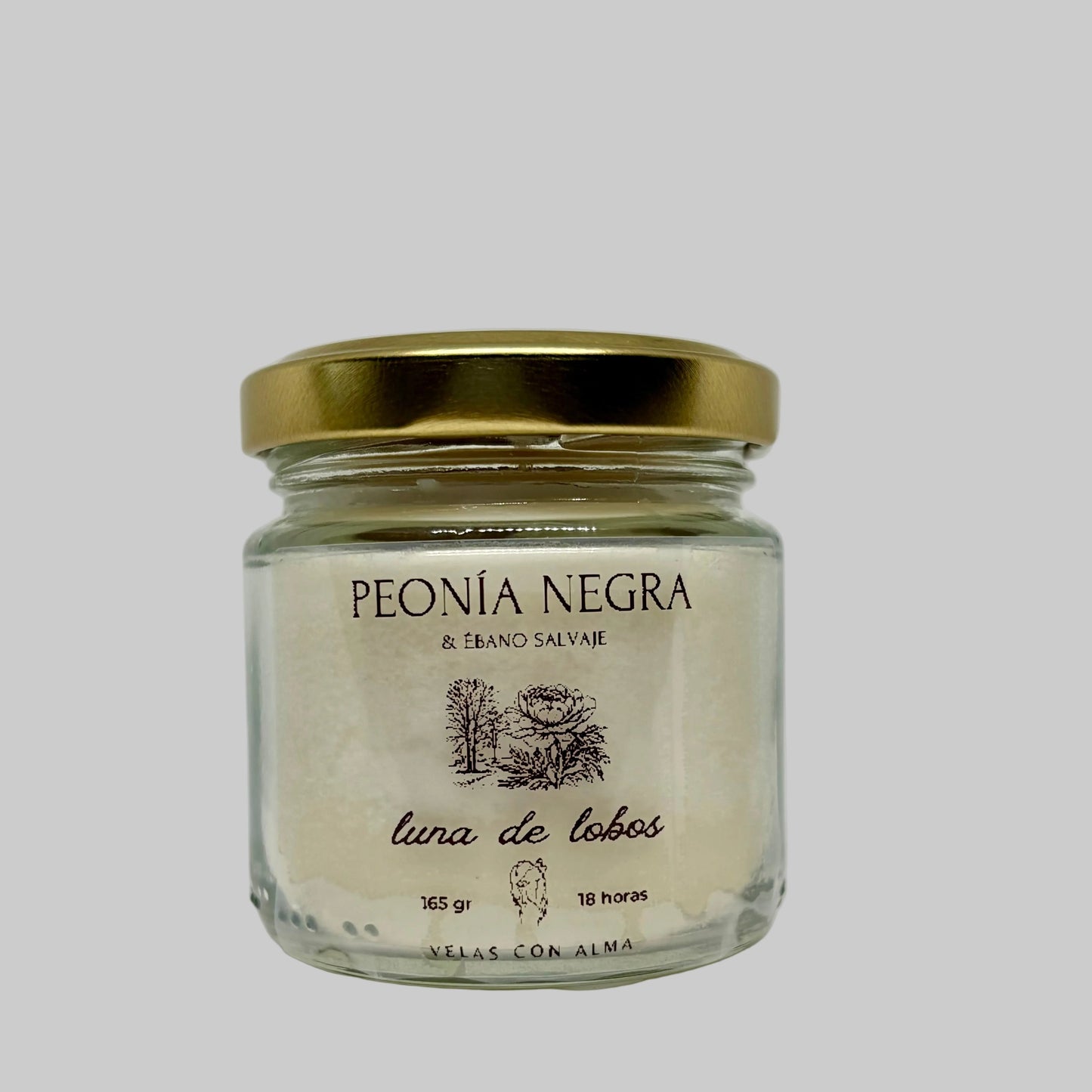 Peonia Negra y Ébano Salvaje - Luna de Lobos