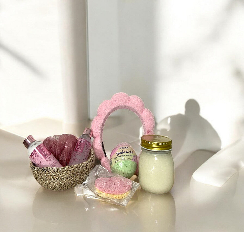 Set de baño aromaterapia Rosas. Oh my bath!