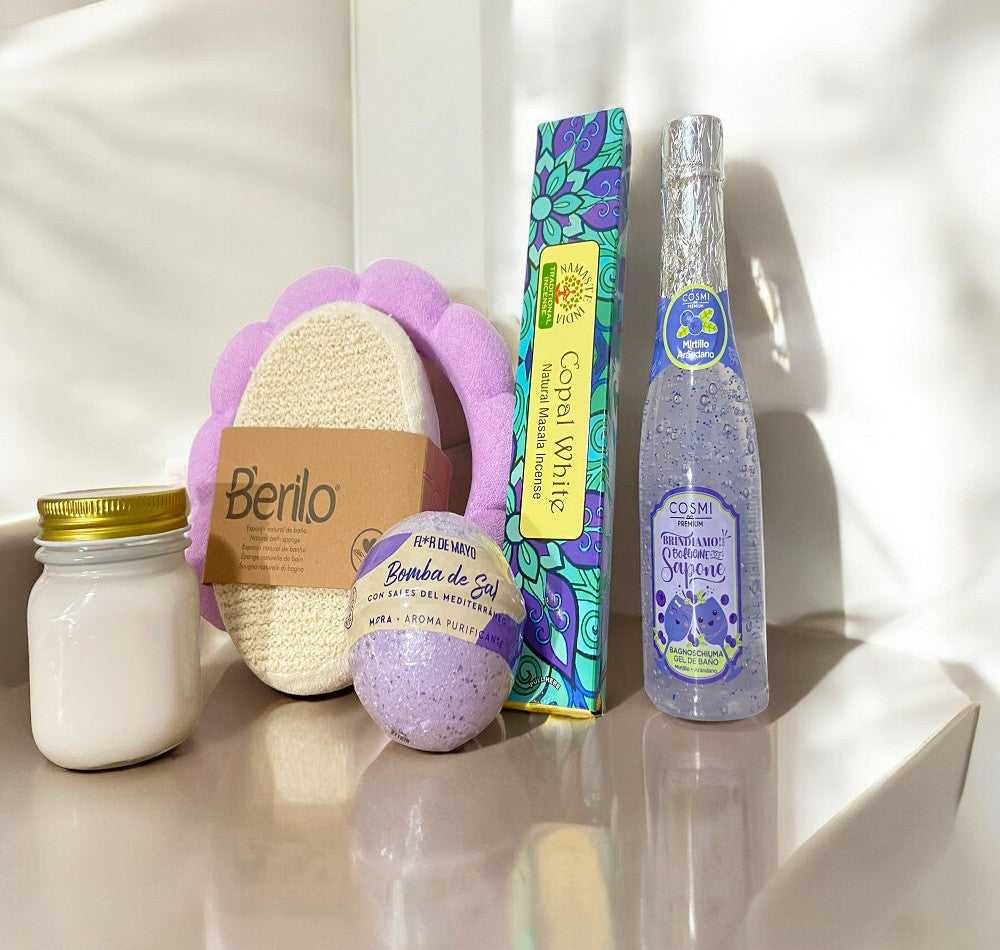 Set de baño aromaterapia de mora. Oh my Bath!