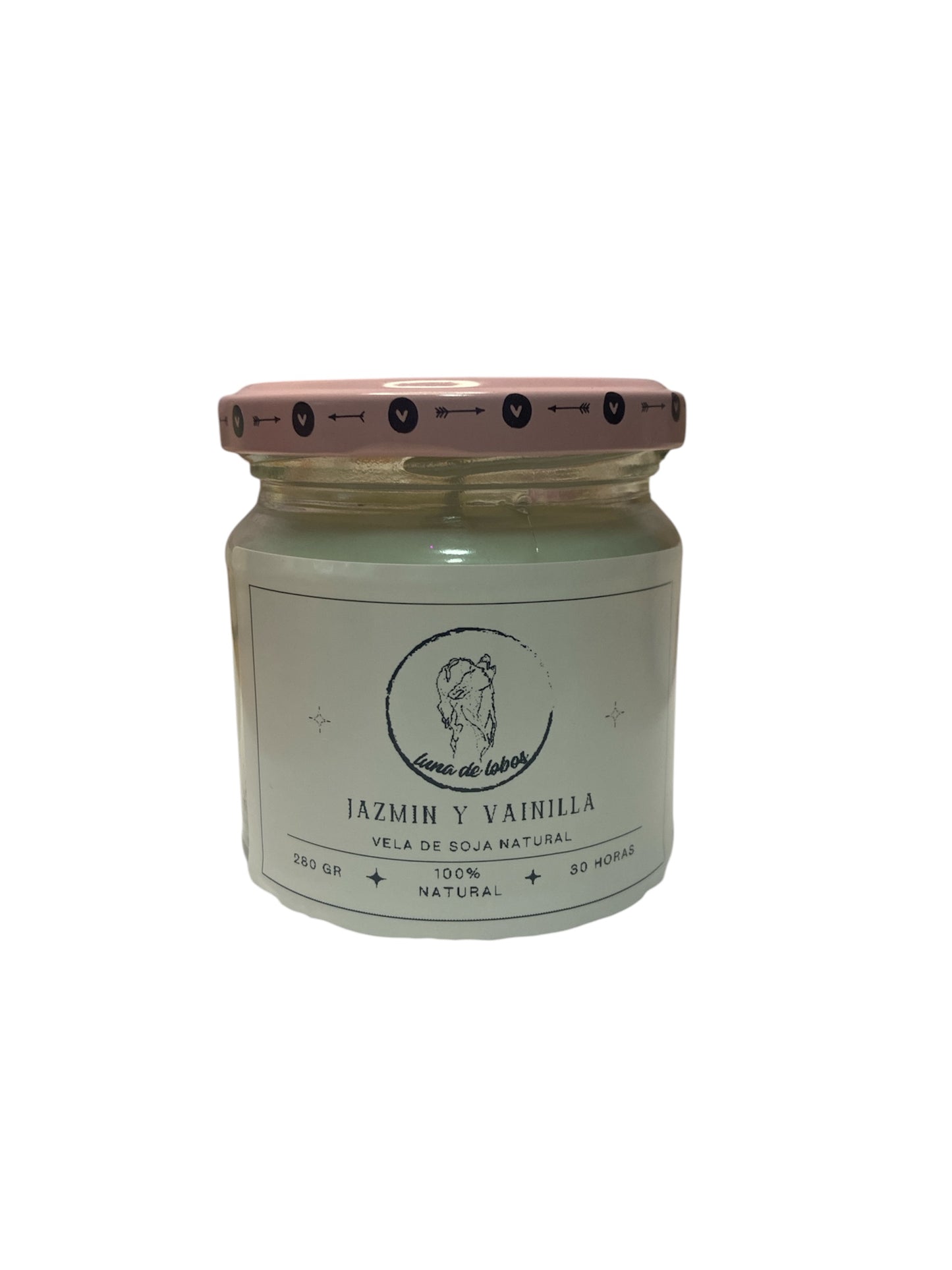 Vela Aromática Jazmín y Vainilla.