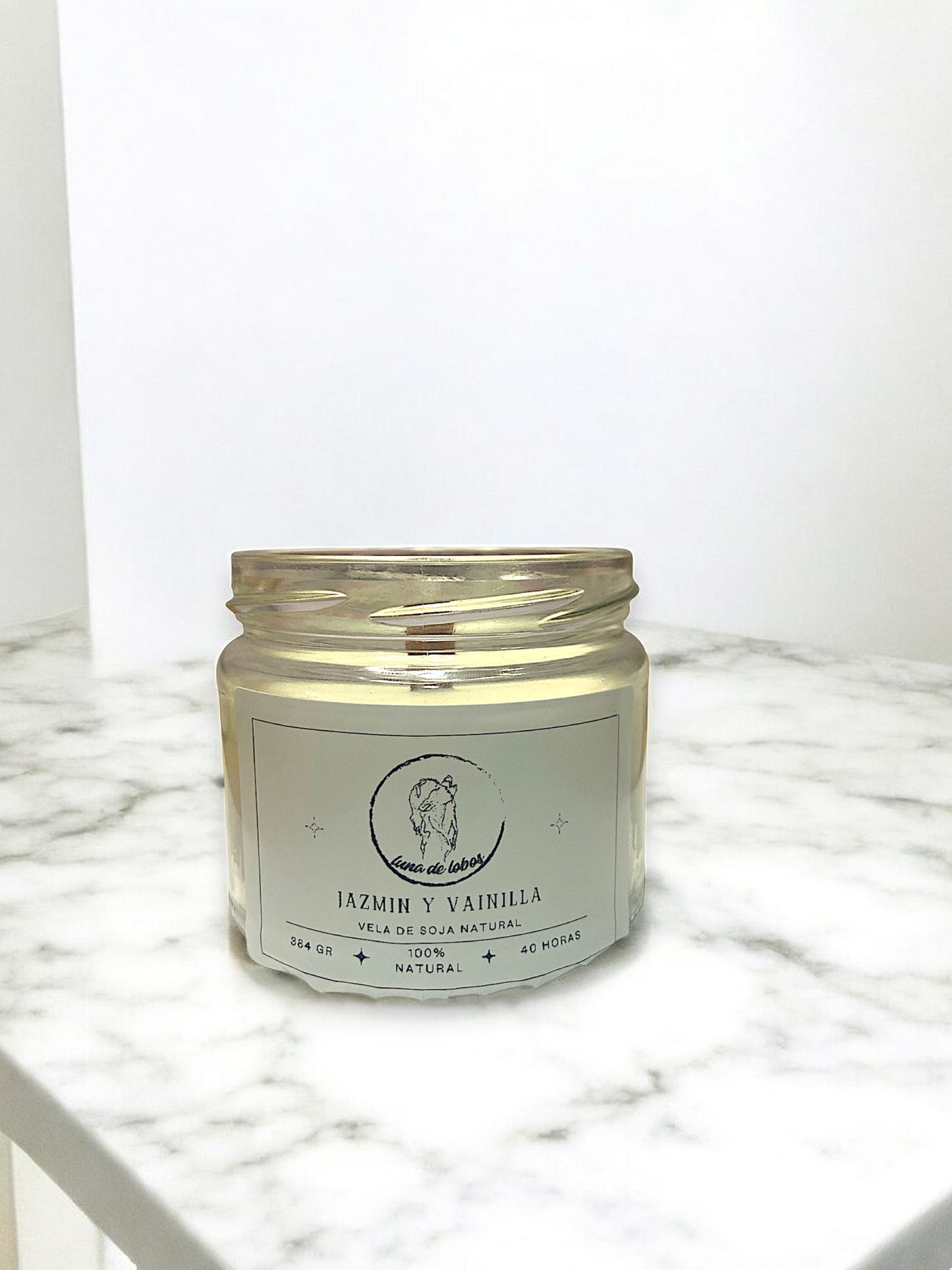 Vela aromática Jazmín y Vainilla 384gr