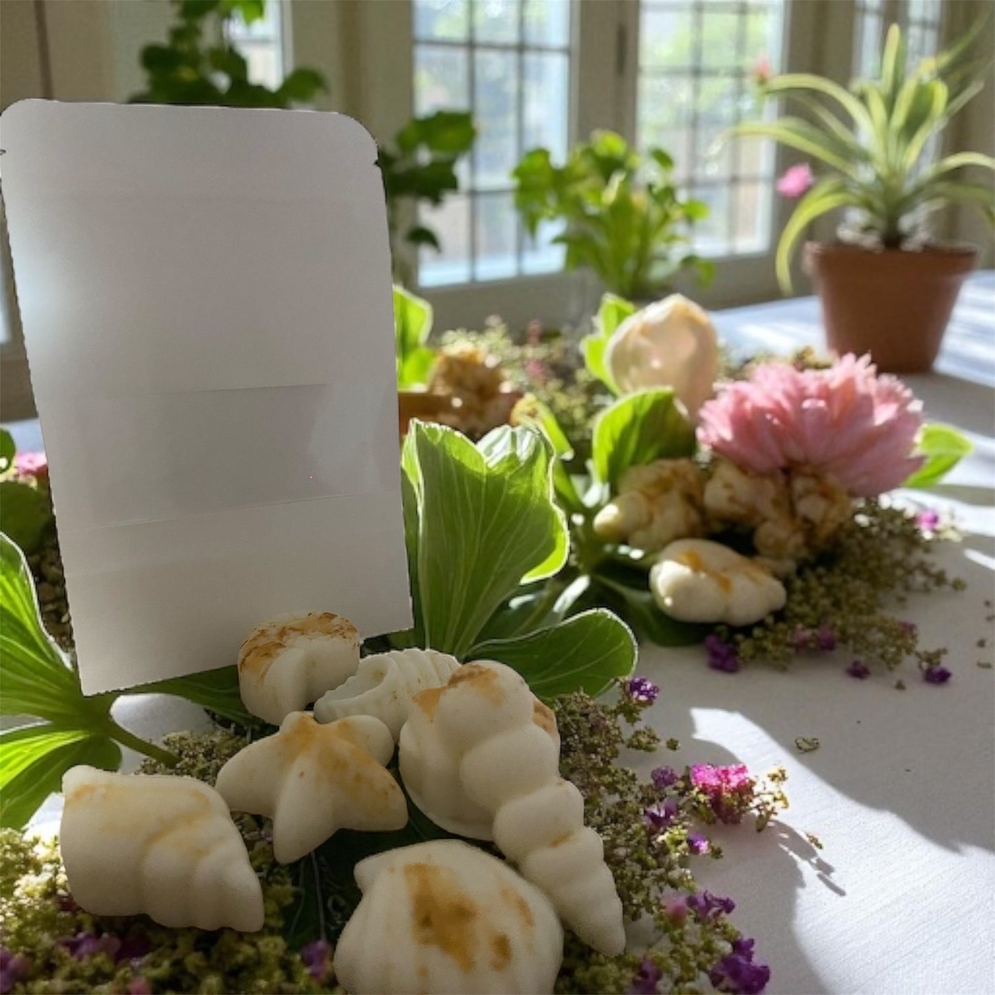 Wax melts marinos – Formas de conchas con fragancias de verano 30gr