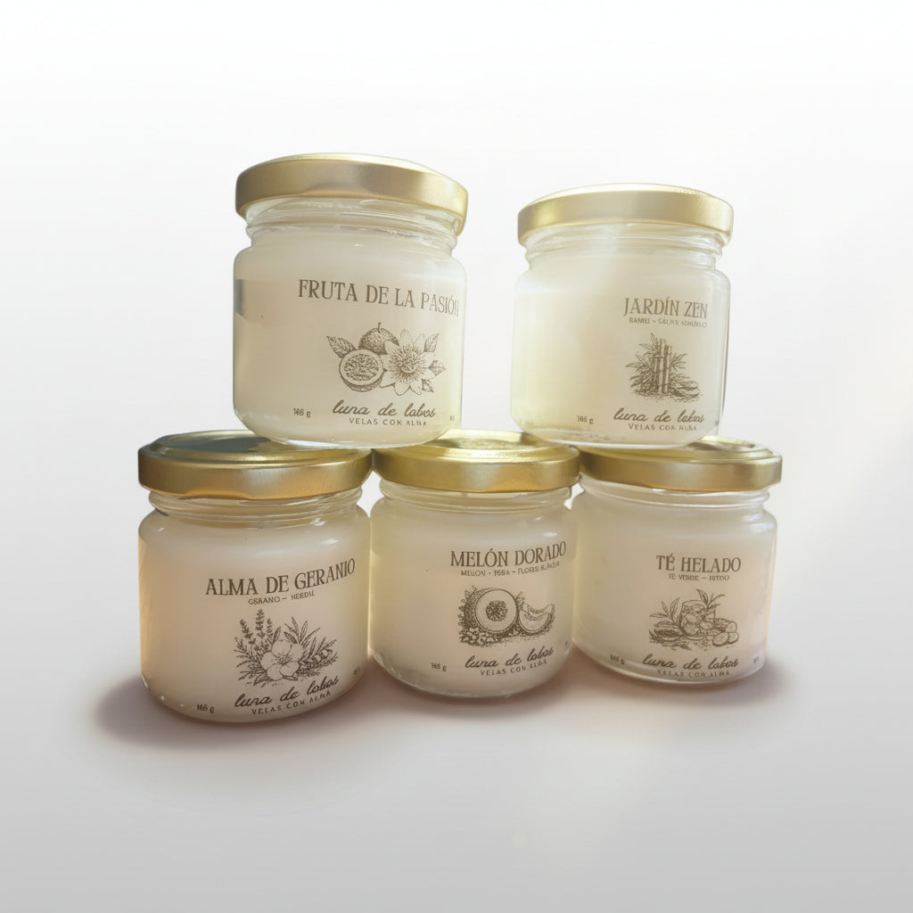 Pack Colección de Verano 2026 · 5 velas de soja