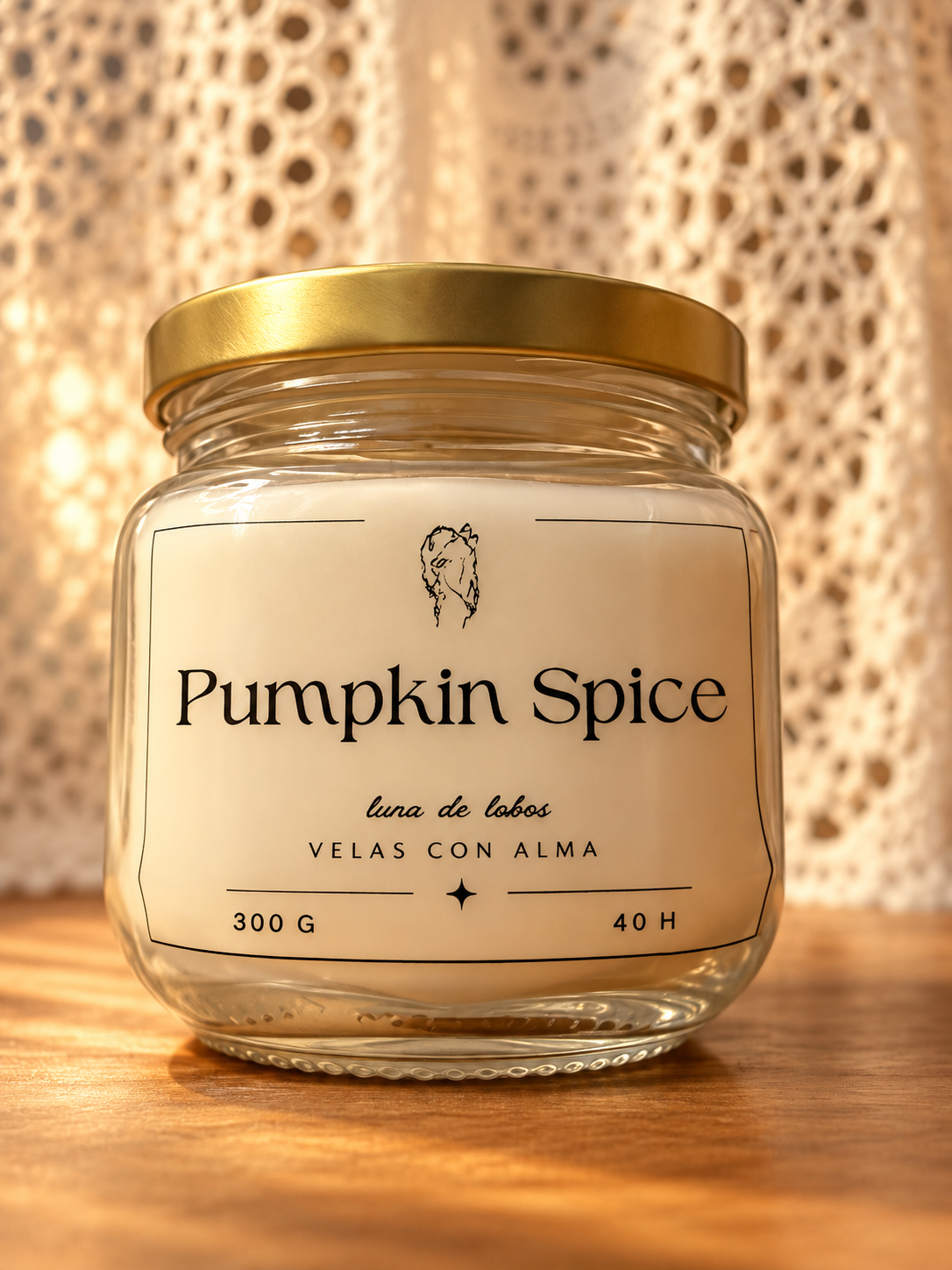 Pumpkin Spice · Vela aromática de soja