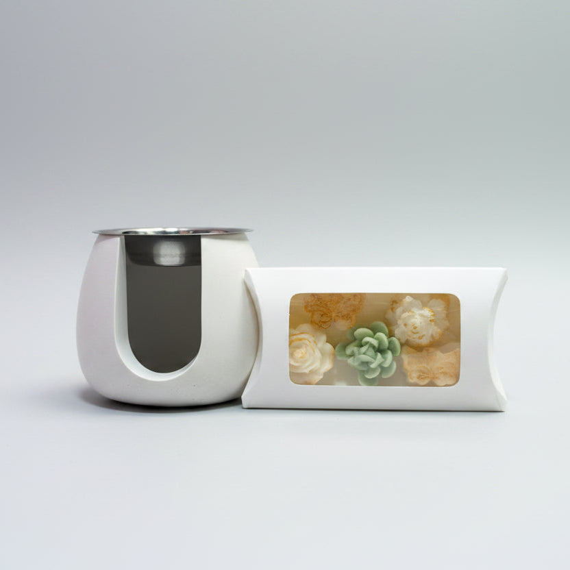 Pack regalo - "Un detalle que abraza” Quemador Arco Sagrado + Wax Melts Florales