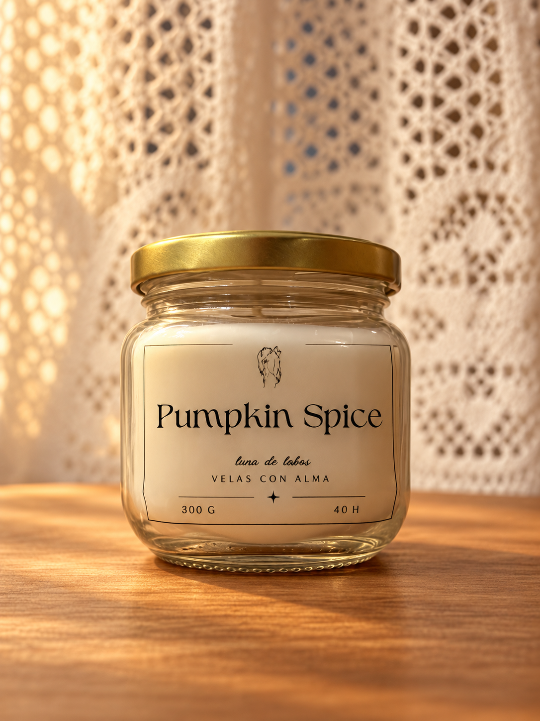 Pumpkin Spice · Vela aromática de soja