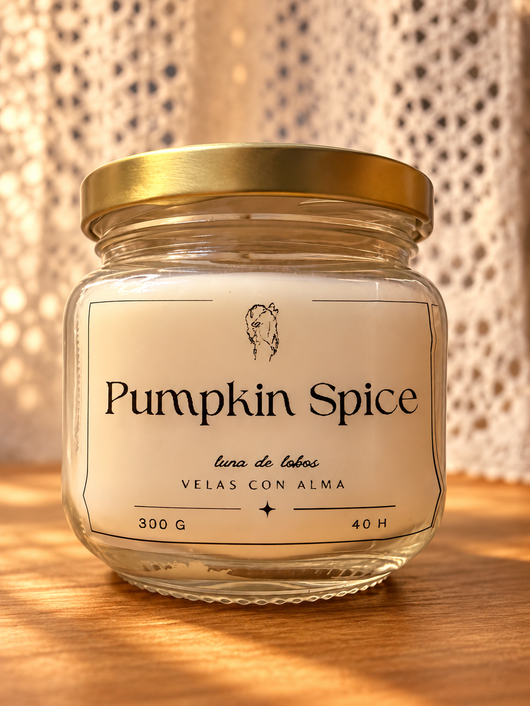 Pumpkin Spice · Vela aromática de soja