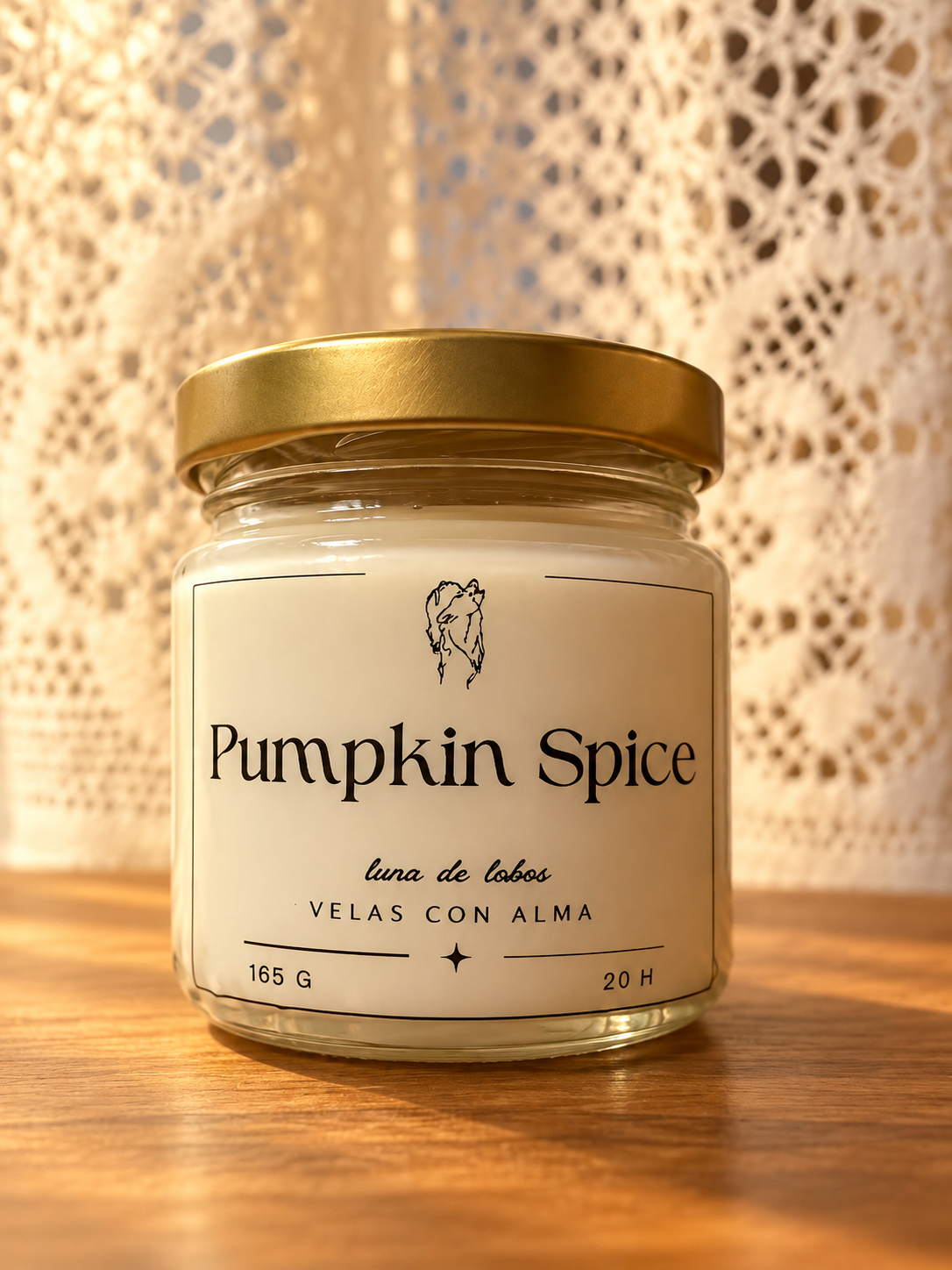 Pumpkin Spice · Vela aromática de soja
