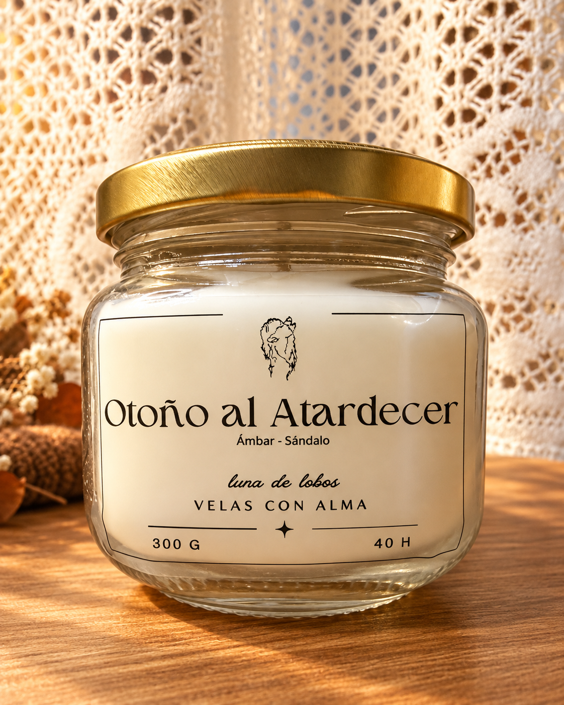 Otoño al Atardecer · Vela aromática de soja