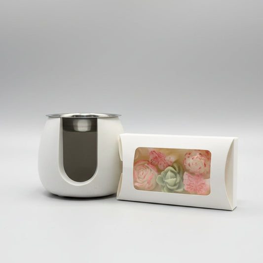 Pack regalo - "Un detalle que abraza” Quemador Arco Sagrado + Wax Melts Florales