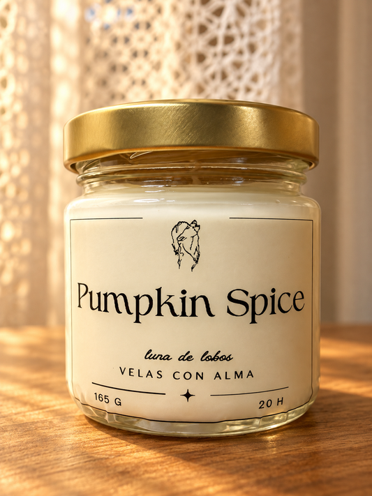Pumpkin Spice · Vela aromática de soja