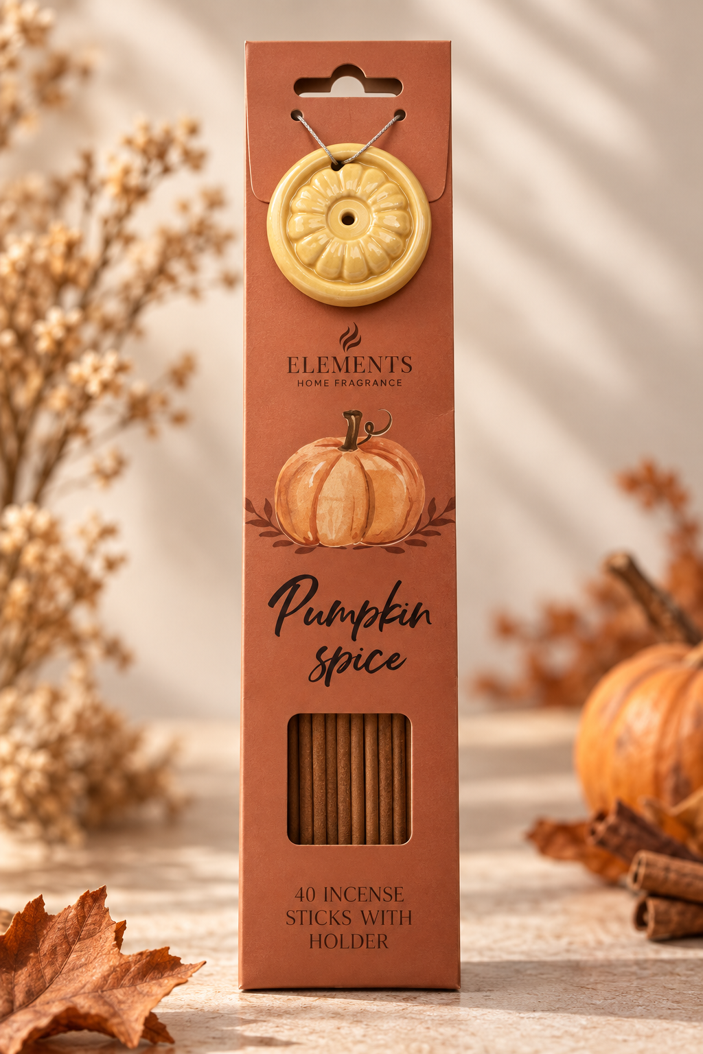 Incienso de Otoño con Soporte · 3 aromas
