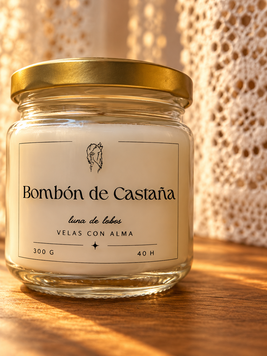Bombón de Castaña · Vela aromática de soja