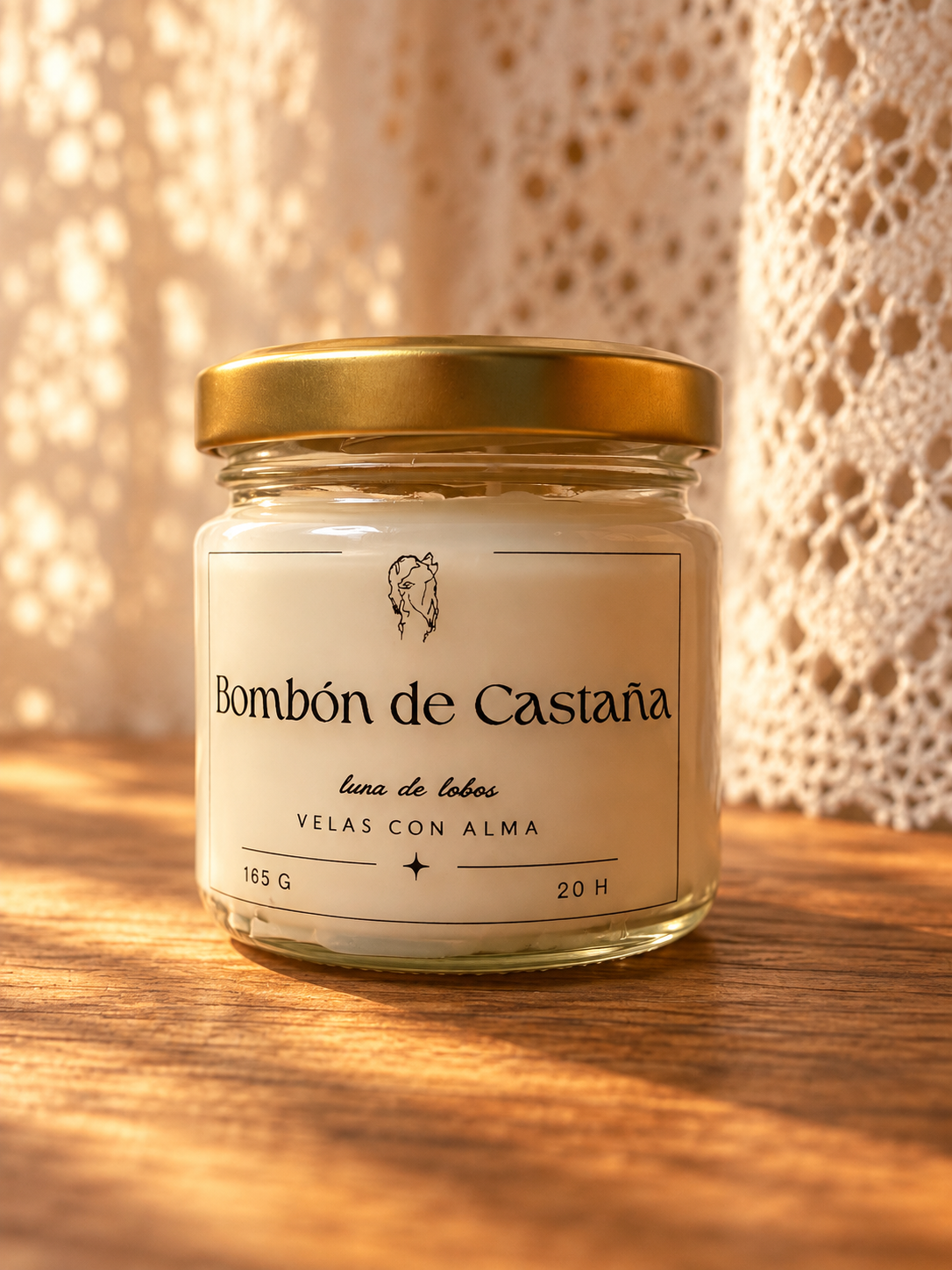 Bombón de Castaña · Vela aromática de soja