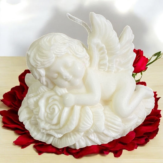 Vela Ángel del Descanso – Cera de Soja Artesanal
