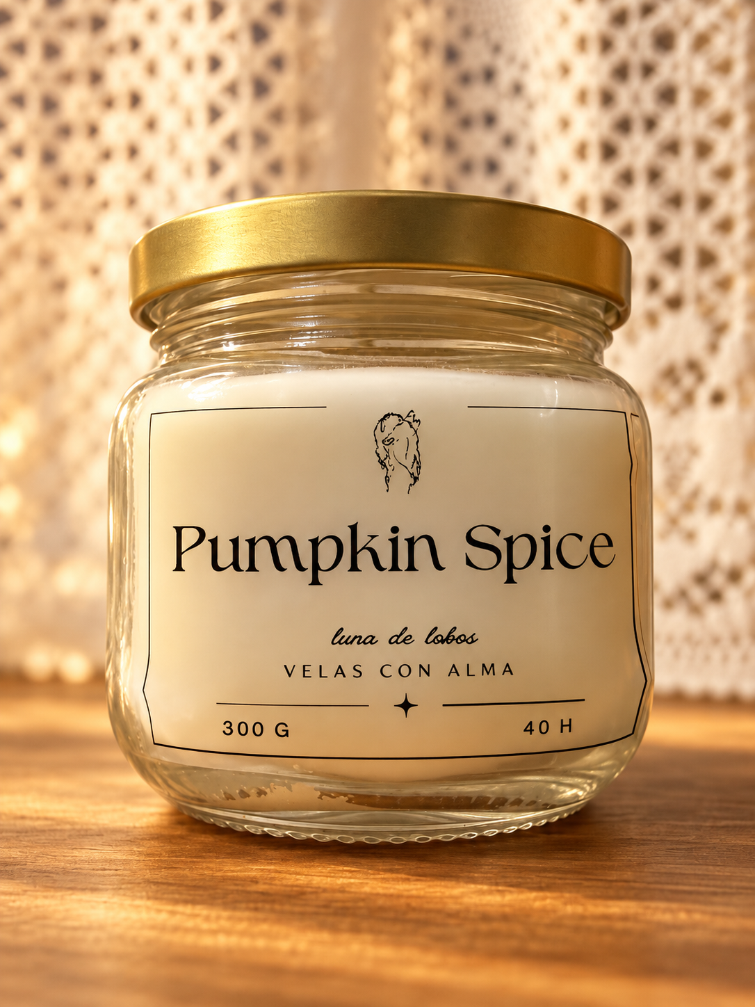 Pumpkin Spice · Vela aromática de soja