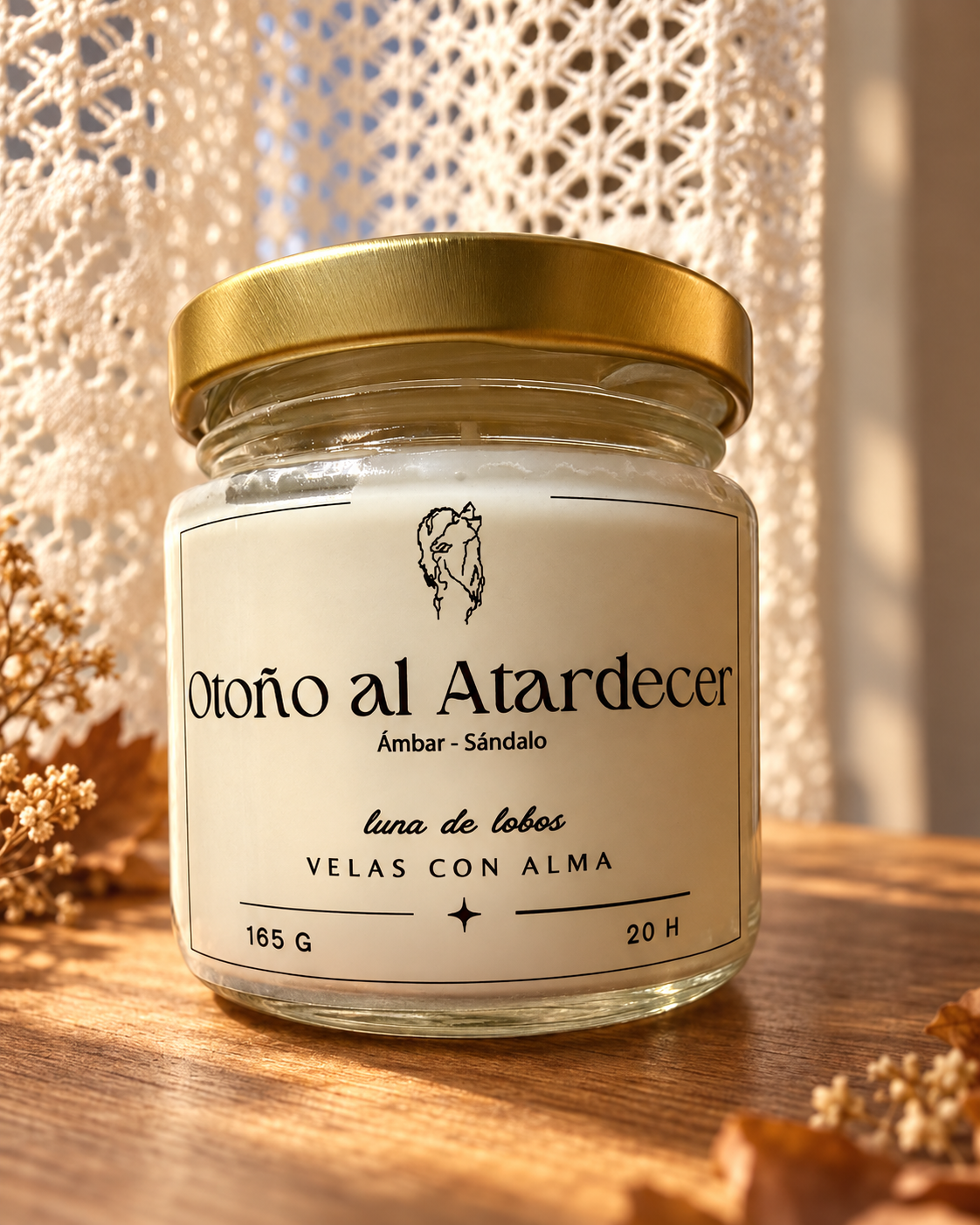 Otoño al Atardecer · Vela aromática de soja