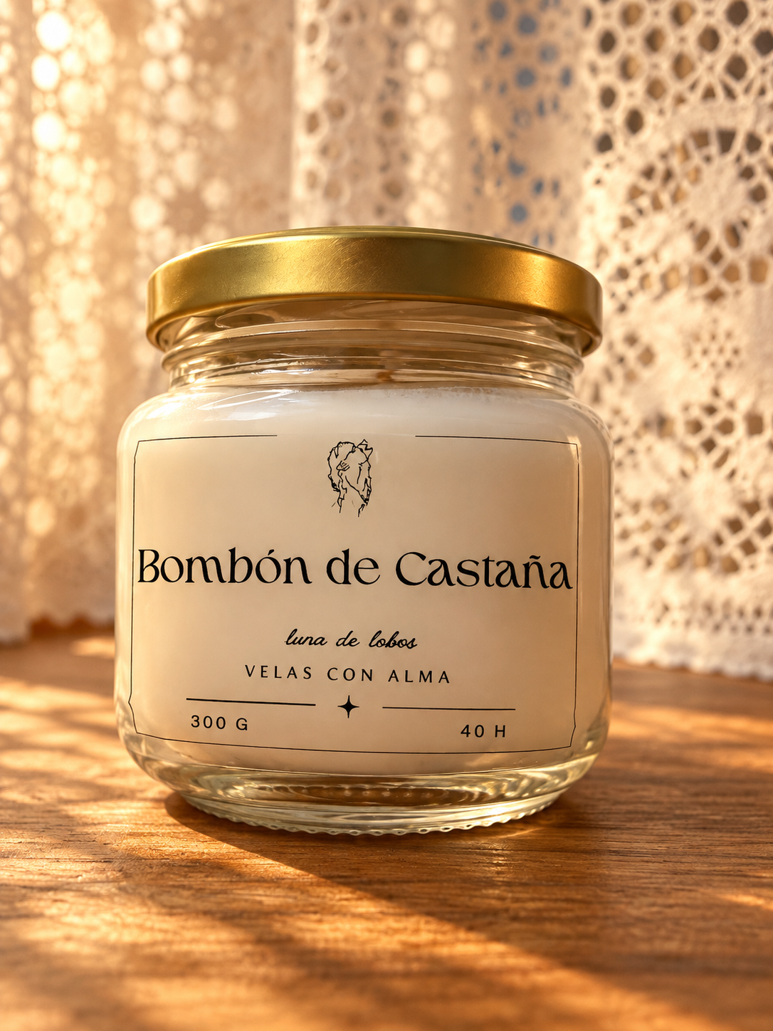 Bombón de Castaña · Vela aromática de soja