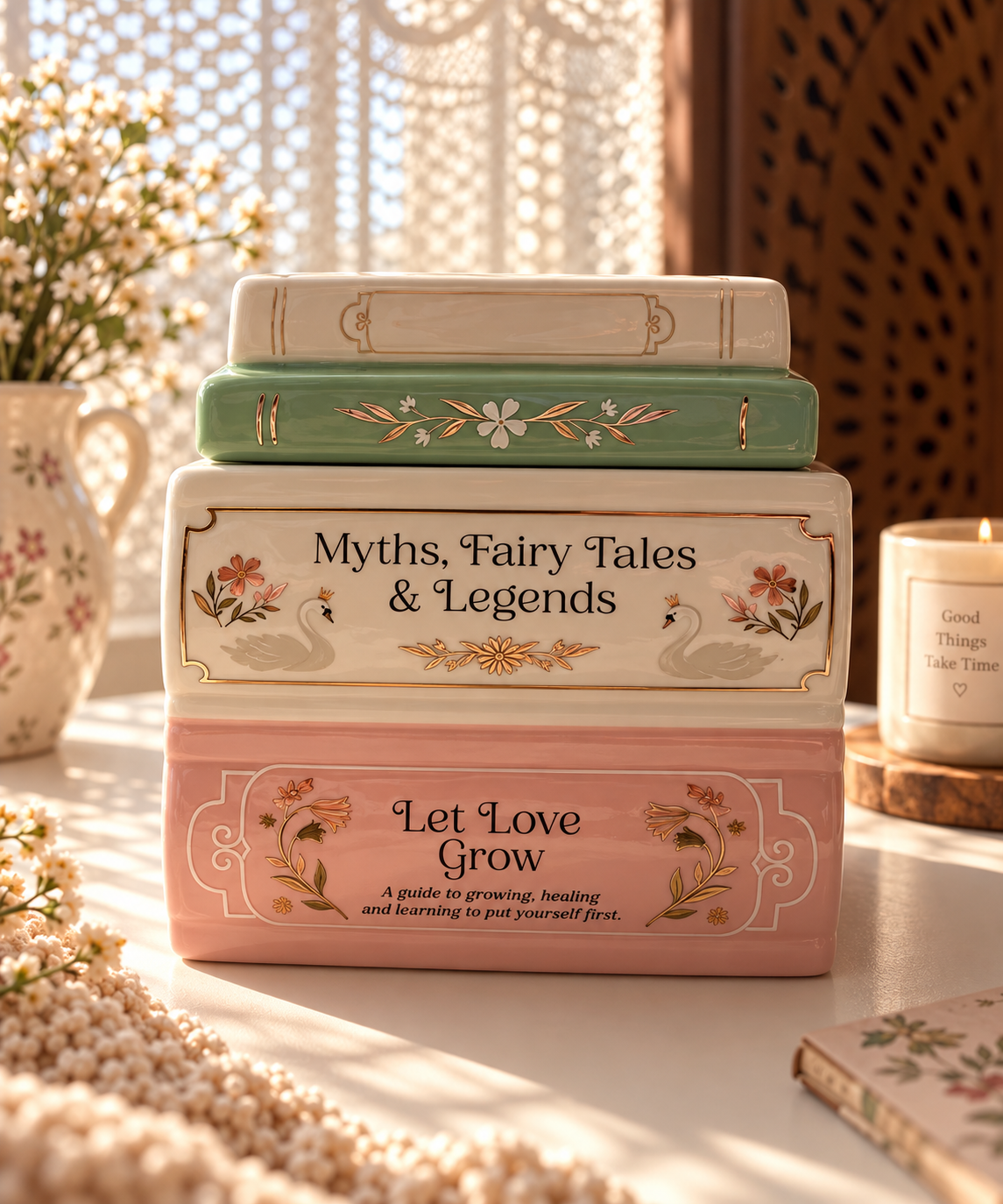 Quemador Libros Fairy Tales · Cerámica