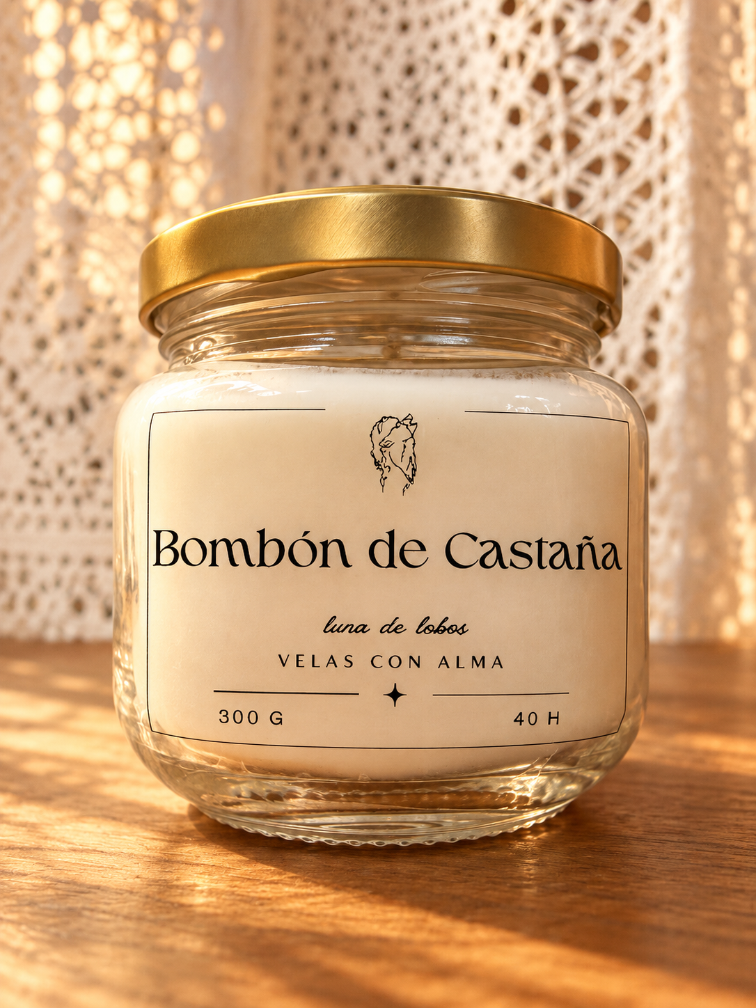 Bombón de Castaña · Vela aromática de soja