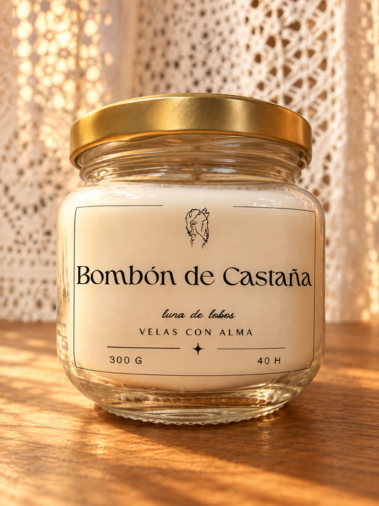 Bombón de Castaña · Vela aromática de soja