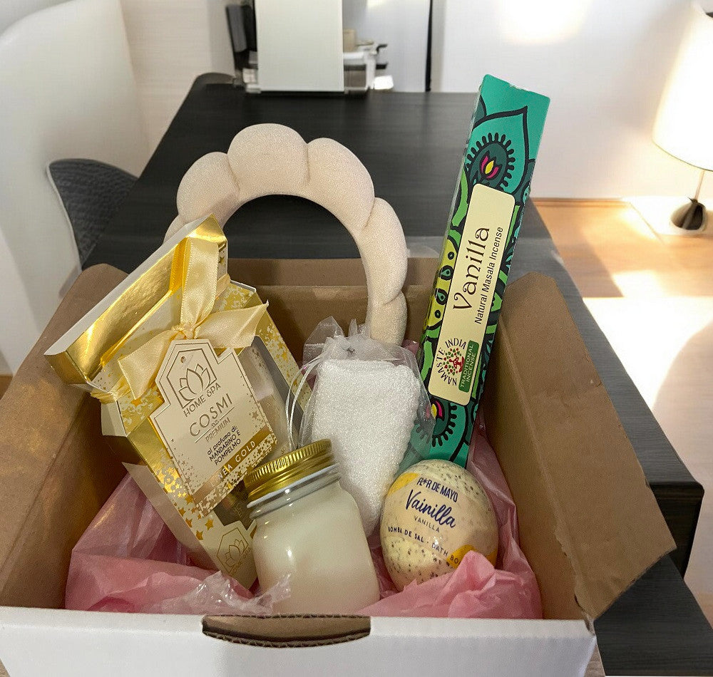 Set de baño aromaterapia de vainilla, mandarina y pomelo. Oh my Bath!