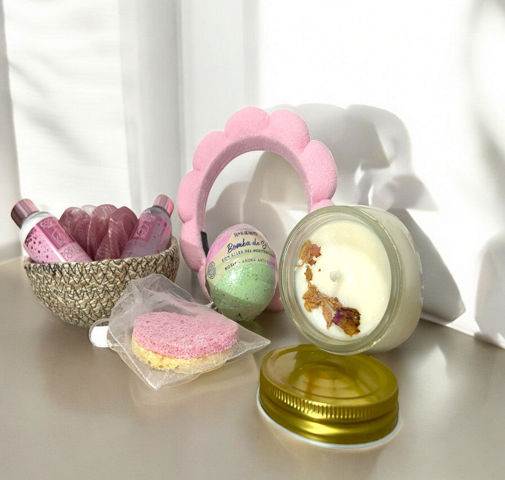 Set de baño aromaterapia Rosas. Oh my bath!