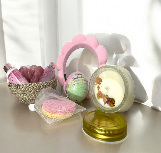 Set de baño aromaterapia Rosas. Oh my bath!