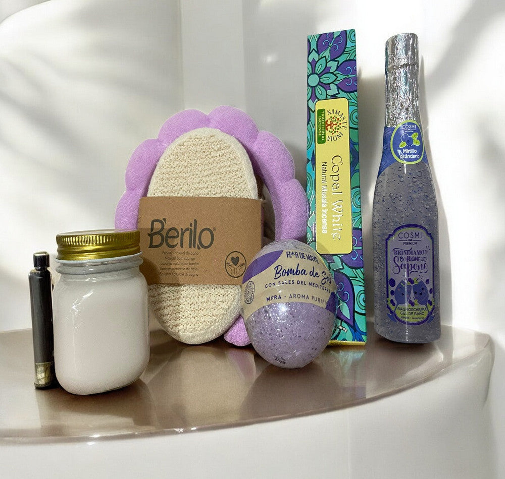 Set de baño aromaterapia de mora. Oh my Bath!