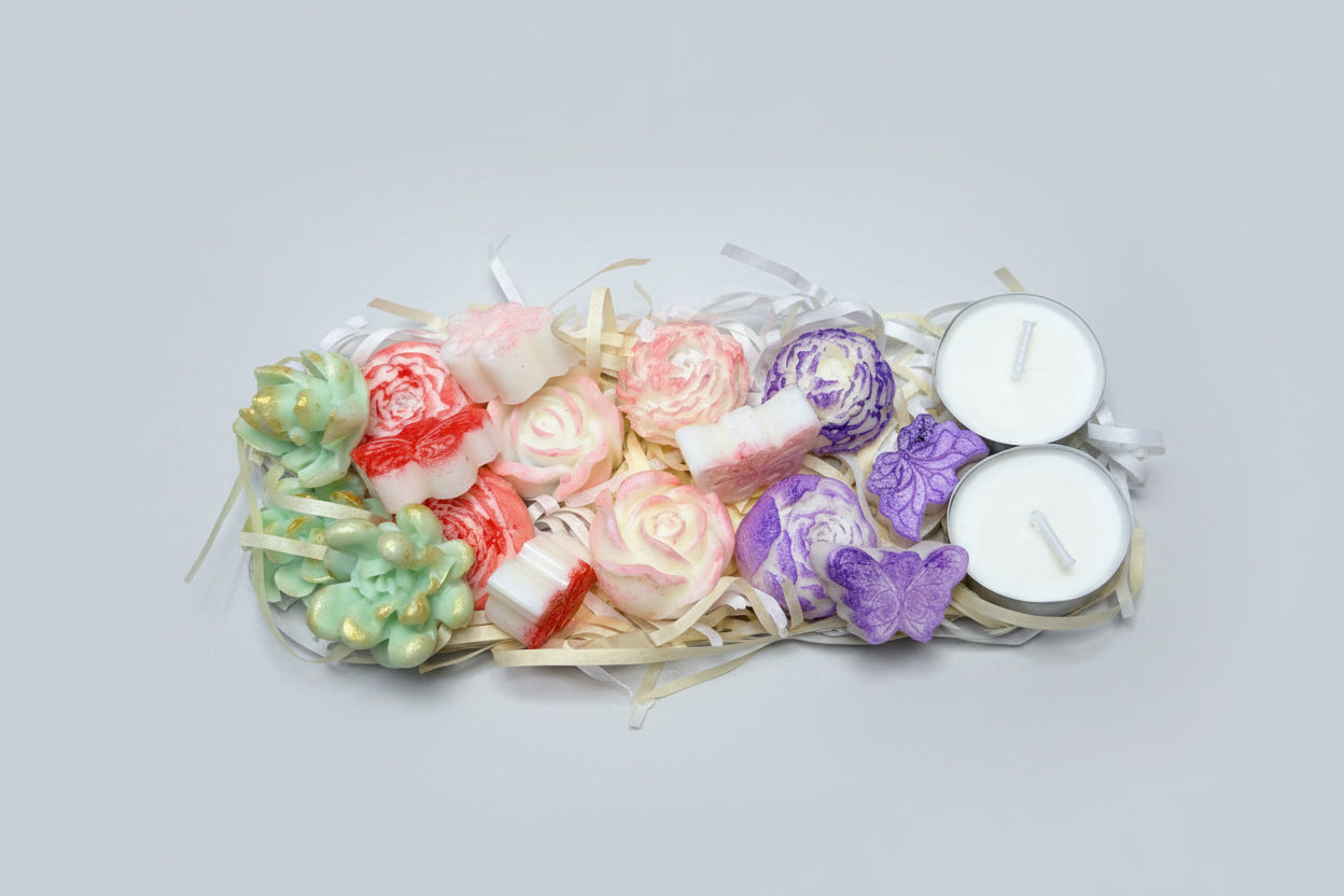 Wax Melts 100 g – Pack Aromas Primavera | Cera de Soja | Luna de Lobos