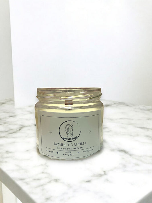 Vela aromática Jazmín y Vainilla 384gr