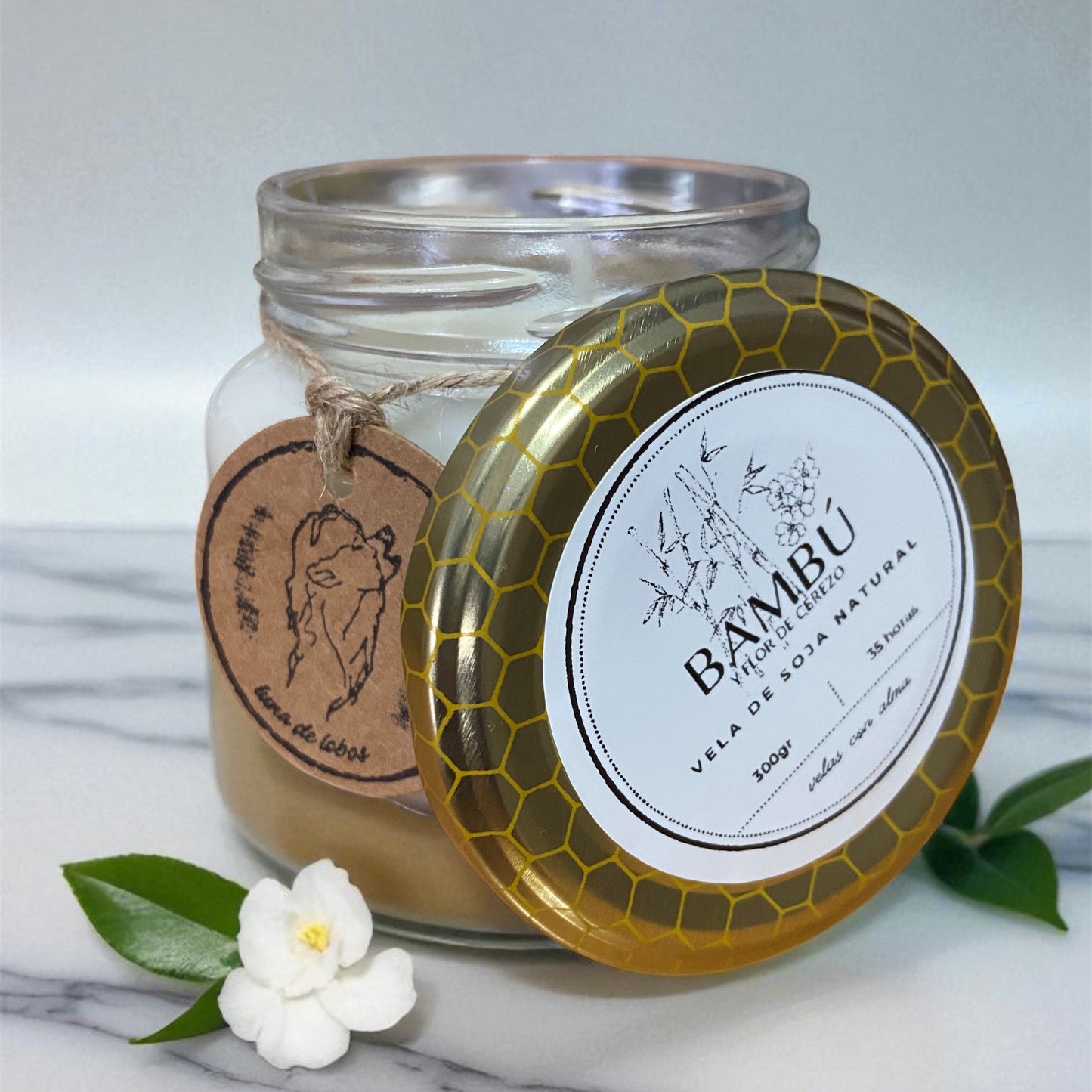Vela de soja Bambú y Flor de Cerezo