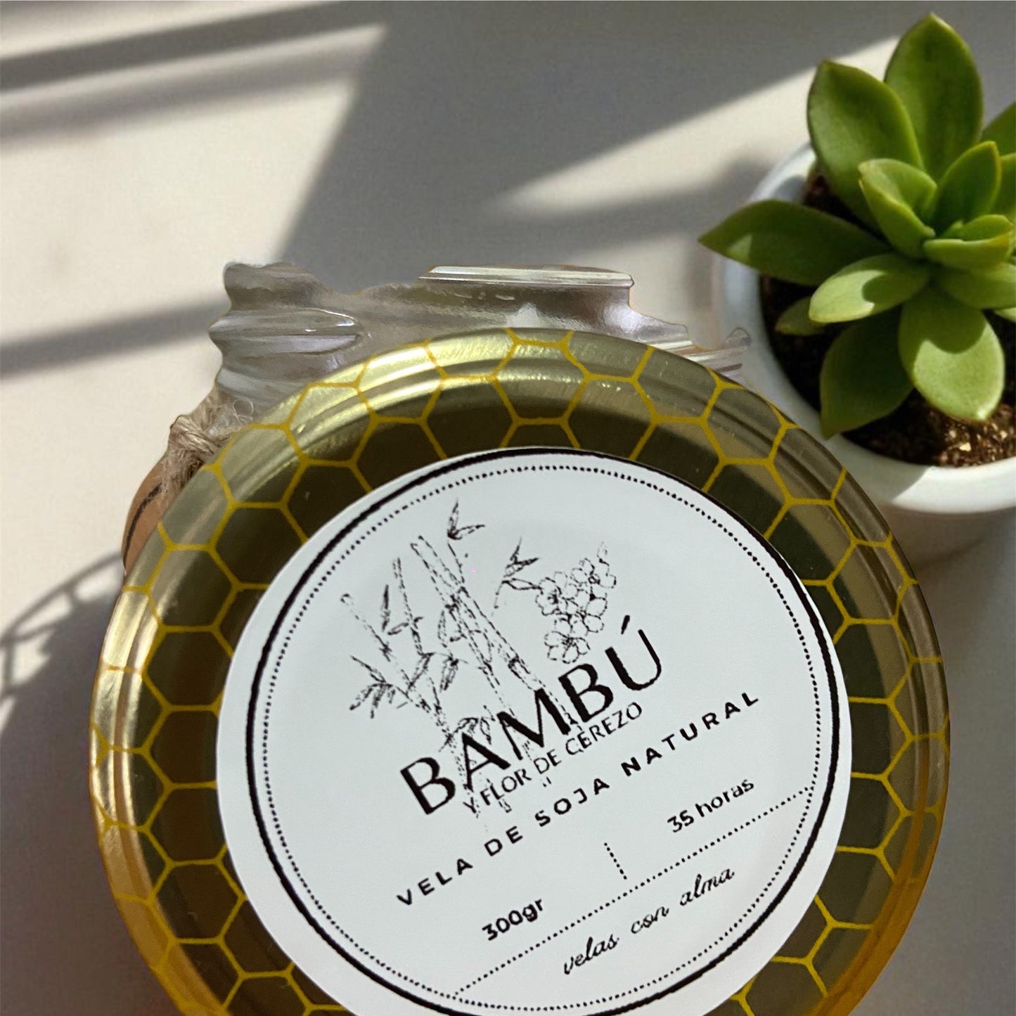 Vela de soja Bambú y Flor de Cerezo