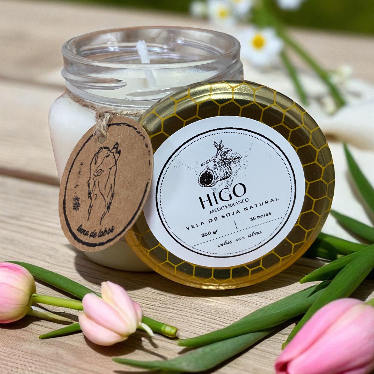 Vela de soja Higo Mediterráneo