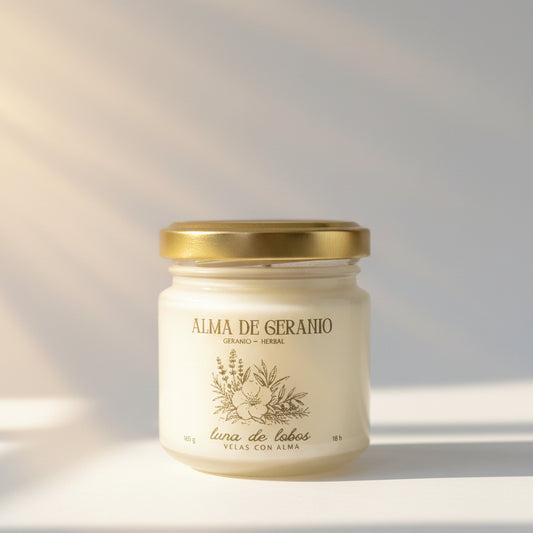 Alma de Geranio · Vela de soja