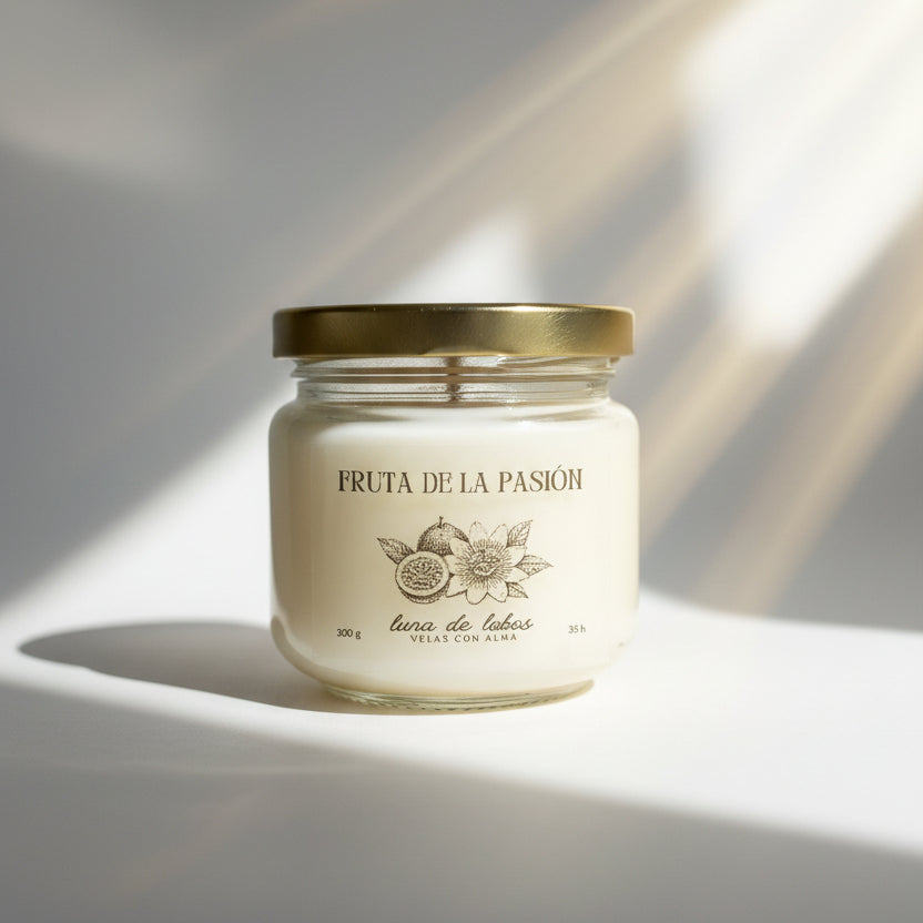 Fruta de la Pasión · Vela de soja