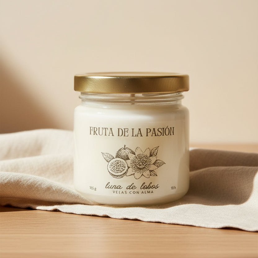 Fruta de la Pasión · Vela de soja