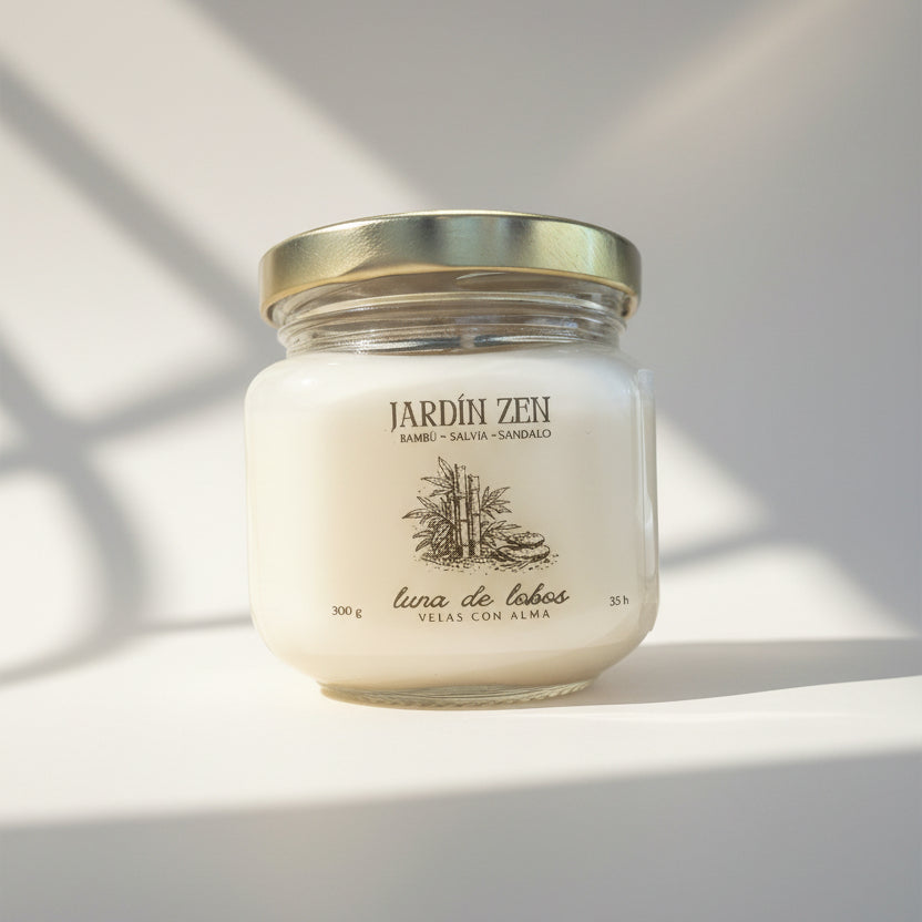 Jardín Zen · Vela de soja
