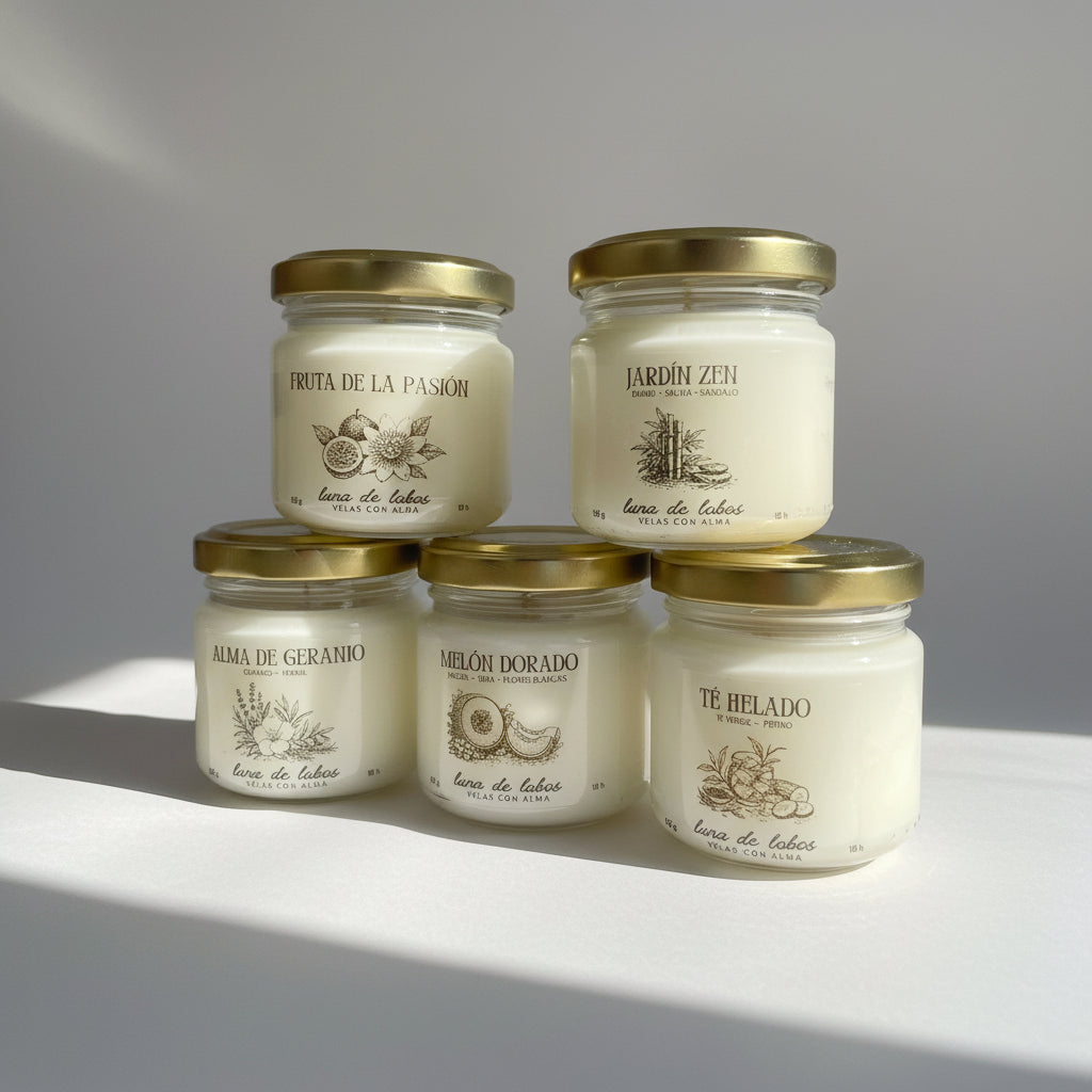 Pack Colección de Verano 2026 · 5 velas de soja