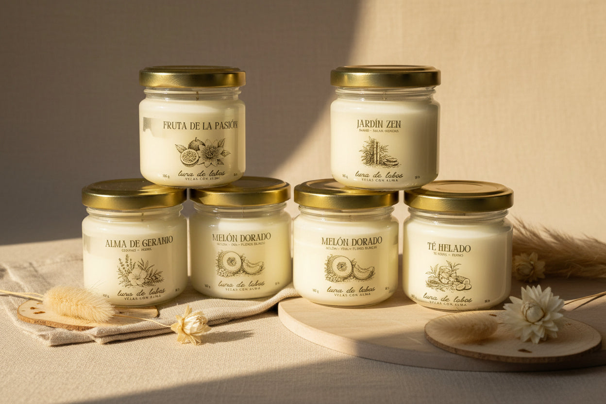 Pack Colección de Verano 2026 · 5 velas de soja