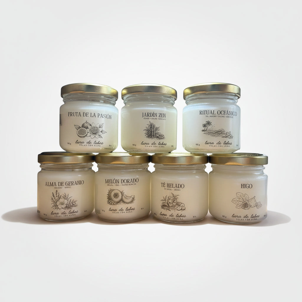 Pack Colección de Verano 2026 · 7 velas de soja