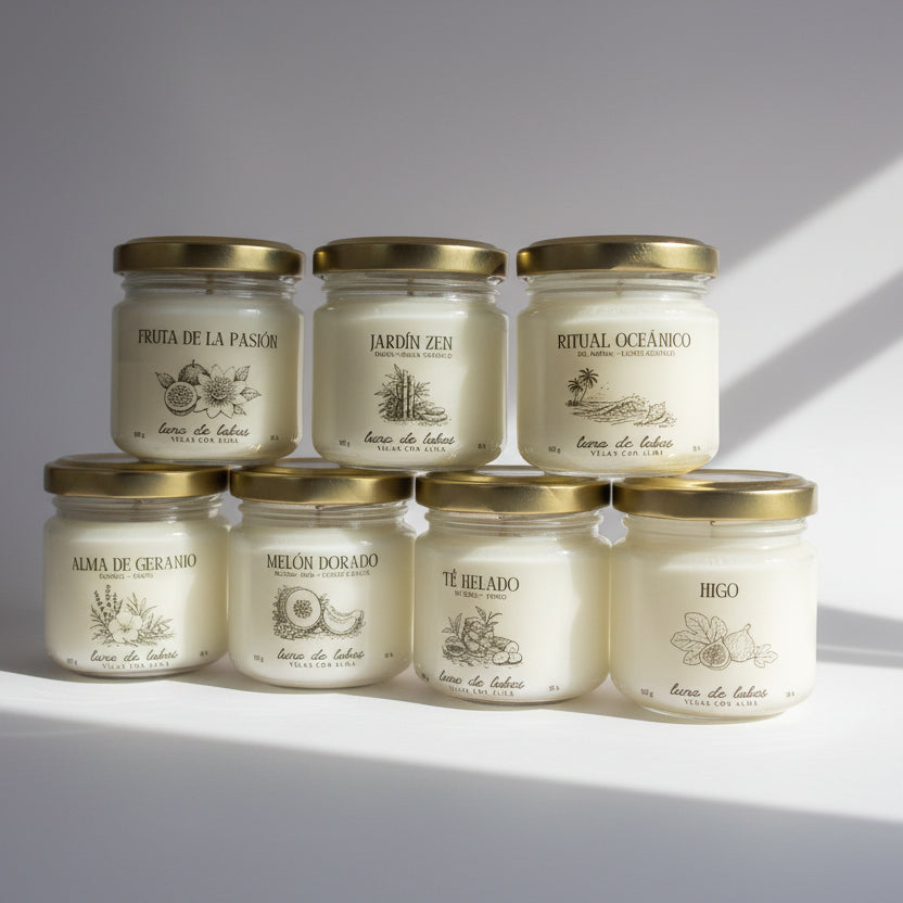 Pack Colección de Verano 2026 · 7 velas de soja